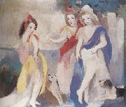 Marie Laurencin Three girl oil painting artist